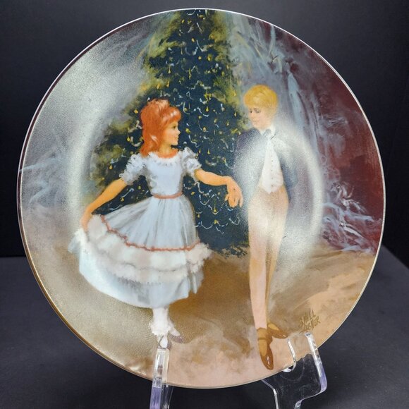 Vintage Viletta The Nutcracker Ballet Collectors Plate Clara & The Prince 1980 - Picture 2 of 6
